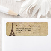 Eiffelturm Antiker Pariser Rücksendeadresse (Insitu)