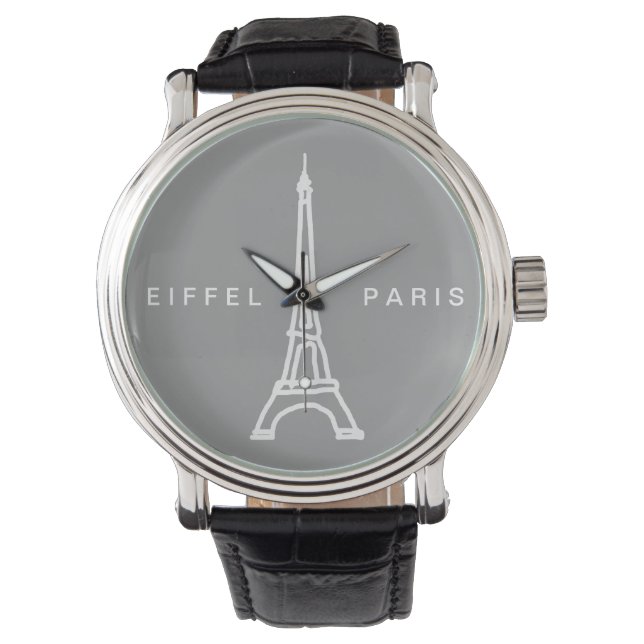 Eiffelturm Armbanduhr (Vorderseite)