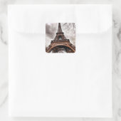 Eiffelturm-Aufkleber Quadratischer Aufkleber (Tasche)