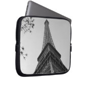 Eiffelturm b/w laptopschutzhülle (Vorne Rechts)
