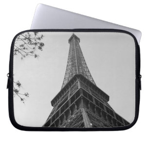 Eiffelturm b/w laptopschutzhülle