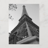 Eiffelturm b/w postkarte (Vorderseite)