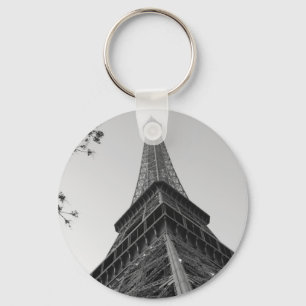 Eiffelturm b/w schlüsselanhänger