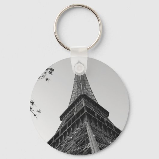 Eiffelturm b/w schlüsselanhänger (Vorderseite)