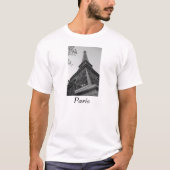 Eiffelturm b/w T-Shirt (Vorderseite)