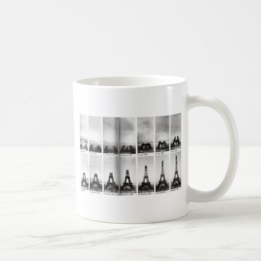 Eiffelturm-Bau Kaffeetasse (Rechts)