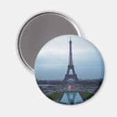 Eiffelturm bei Morgendämmerung - Magnet (Vorderseite/Rückseite)