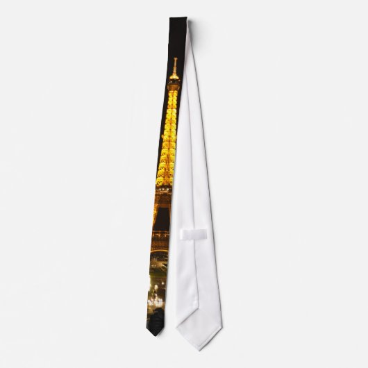 Eiffelturm bei Nacht, Krawatte (Rückseite)