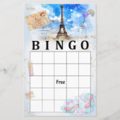 Eiffelturm-Bingo (Vorderseite)