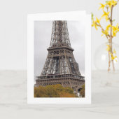 Eiffelturm: Blankokarte Karte (Gelbe Blume)