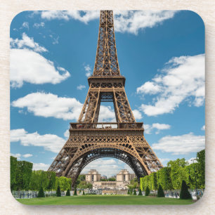 Eiffelturm Blick vom Champ de Mars Public Park Getränkeuntersetzer