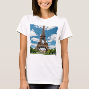 Eiffelturm Blick vom Champ de Mars Public Park T-Shirt