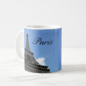 Eiffelturm, Blue Sky, Paris, Frankreich Kaffeetasse (Vorderseite Links)