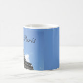 Eiffelturm, Blue Sky, Paris, Frankreich Kaffeetasse (Mittel)