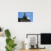 Eiffelturm, Blue Sky, Paris, Frankreich Poster (Heimbüro)