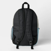 Eiffelturm - Bonjour  Bedruckter Rucksack (Rückseite)