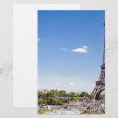 eiffelturm briefpapier (Vorne/Hinten)