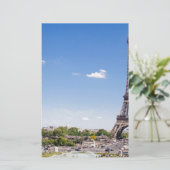 eiffelturm briefpapier (Stehend Vorderseite)