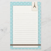 Eiffelturm-Briefpapier Briefpapier (Vorderseite)