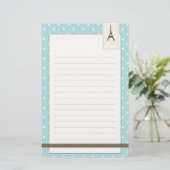 Eiffelturm-Briefpapier Briefpapier (Stehend Vorderseite)