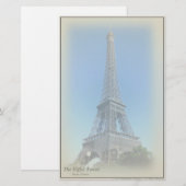 Eiffelturm-Briefpapier Briefpapier (Vorne/Hinten)