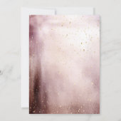 Eiffelturm Burgund Blume 100. Geburtstag Einladung (Rückseite)