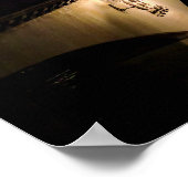 Eiffelturm by Night over in Paris, Frankreich Post Poster (Ecke)