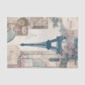 Eiffelturm Collage Dekoupage Tissue Paper Seidenpapier (Vorderseite)