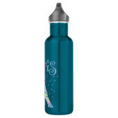 Eiffelturm Confetti 24 oz. Electric Blue Trinkflasche (Rechts)