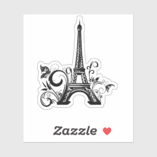 Eiffelturm Custom-Cut Vinyl Sticker