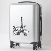 Eiffelturm Custom-Cut Vinyl Sticker (Koffer)