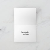 Eiffelturm danken Ihnen Karten (Innenseite)