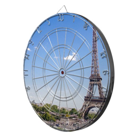 eiffelturm dartscheibe (Vorderseite rechts)