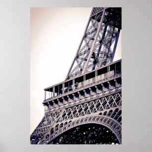 Eiffelturm Detail, Paris, Frankreich Poster