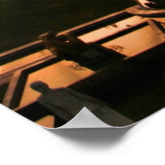 Eiffelturm, Druck Poster (Ecke)