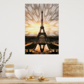 Eiffelturm, Druck Poster (Küche)