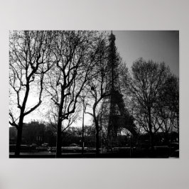 Eiffelturm durch das Baum-Plakat Poster