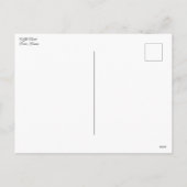 Eiffelturm Feiertagspostkarte (Rückseite)