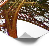 Eiffelturm Foto Abbildung. Poster (Ecke)