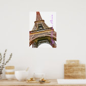 Eiffelturm Foto Abbildung. Poster (Küche)