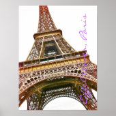 Eiffelturm Foto Abbildung. Poster (Vorne)