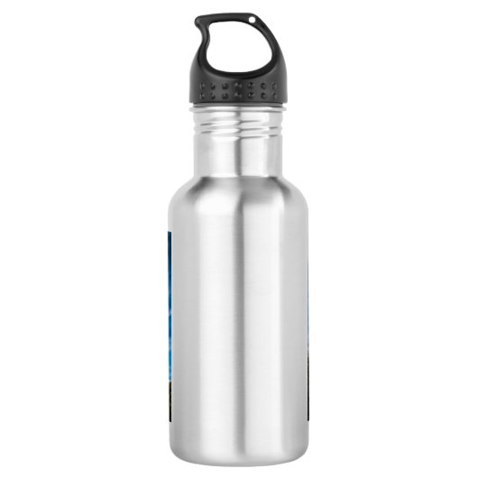 Eiffelturm-Foto Edelstahlflasche (Rückseite)