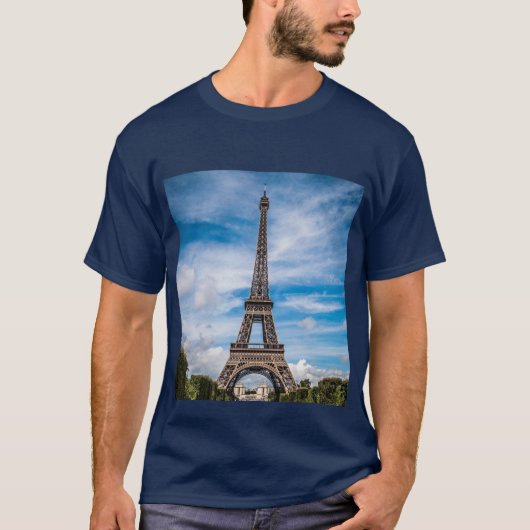 Eiffelturm-Foto T-Shirt (Vorderseite)