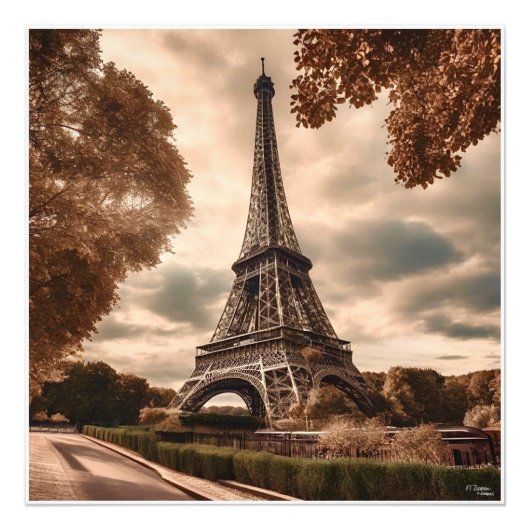 Eiffelturm  fotodruck (Vorne)