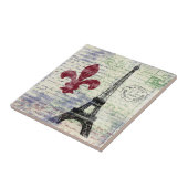 Eiffelturm-Frankreich-Fliese Fliese (Seite)