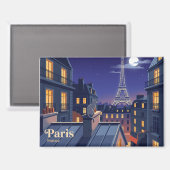 Eiffelturm Frankreich Magnet (Vorderseite/Rückseite)