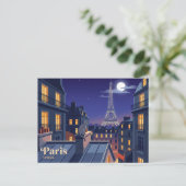 Eiffelturm Frankreich Postkarte (Stehend Vorderseite)