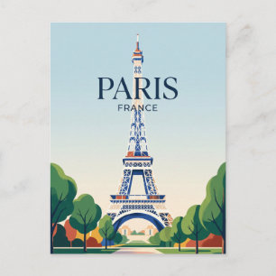 Eiffelturm Frankreich Postkarte