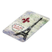 Eiffelturm Frankreich retten das Date Magnet (Linke Seite)