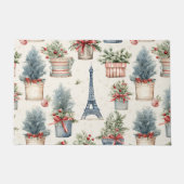 Eiffelturm, französische Topiaries Paris Weihnacht Fußmatte (Vorderseite)